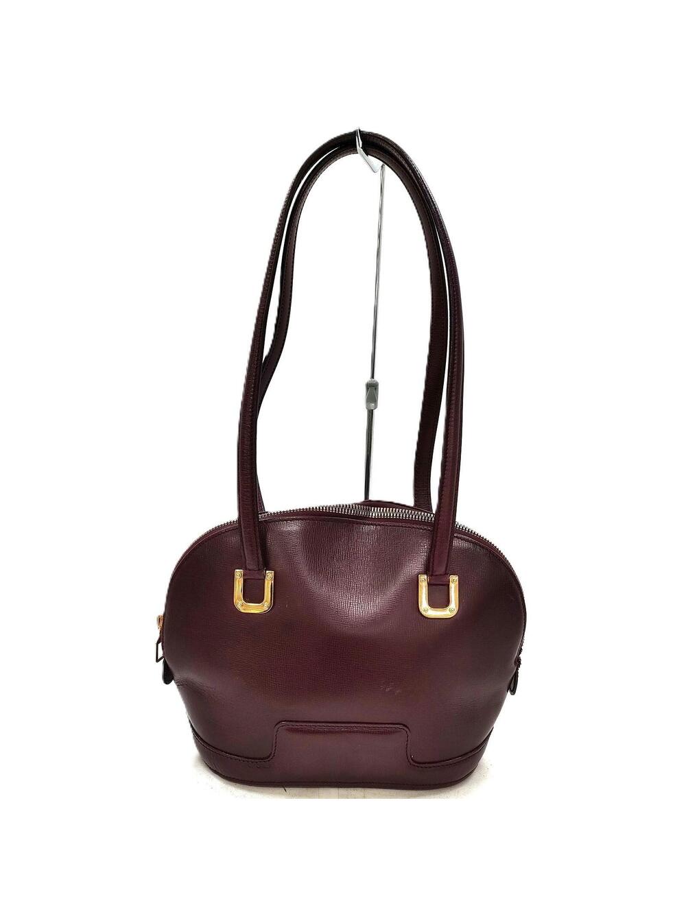 Valextra Shoulder Bag Bordeaux Leather 3988611